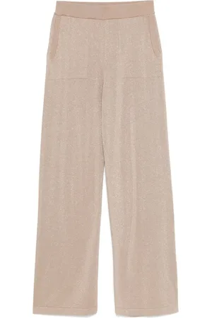 PESERICO SIGN Pantalones con efecto de lamé