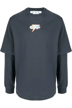 OFF-WHITE Camiseta Degradé Thund Skate a capas