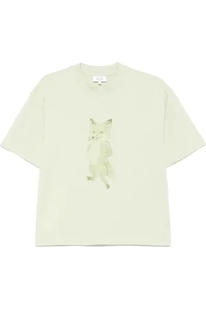 Maison Kitsuné Camiseta con estampado Lady Fox