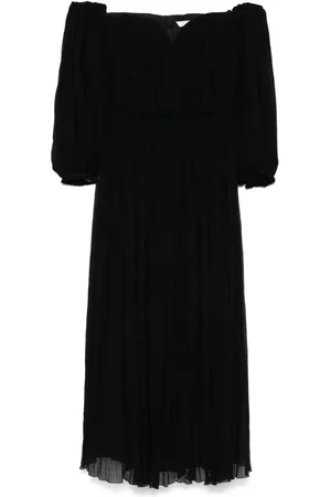 Chloé Vestido largo plisado