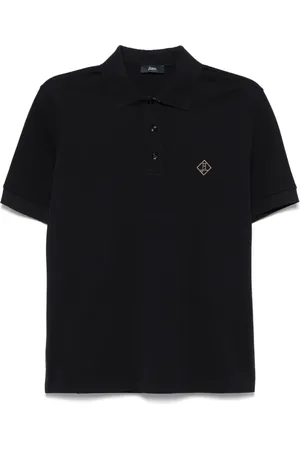 HERNO Polo con logo bordado