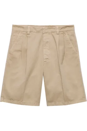 Prada Bermudas con pinzas