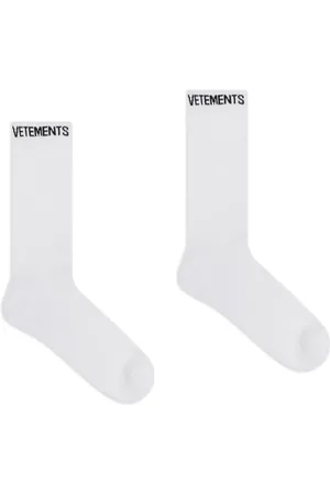 Vetements Calcetines con logo en intarsia