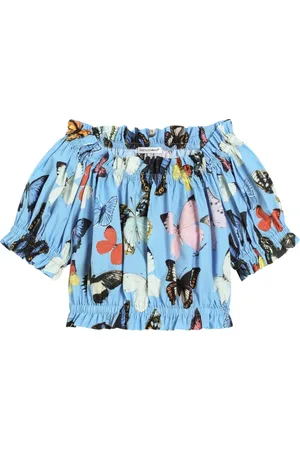 Dolce & Gabbana Blusa con estampado de mariposas