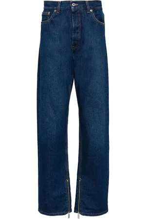 OFF-WHITE Vaqueros anchos Arr Tab Zip Det Skate