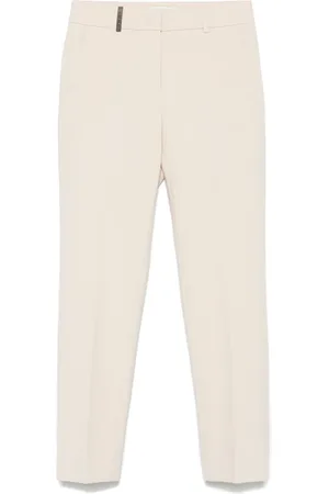 PESERICO SIGN Pantalones ajustados con pinzas