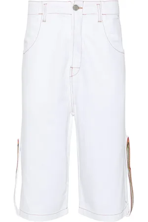 Bluemarble Pantalones vaqueros cortos con detalles de cristal