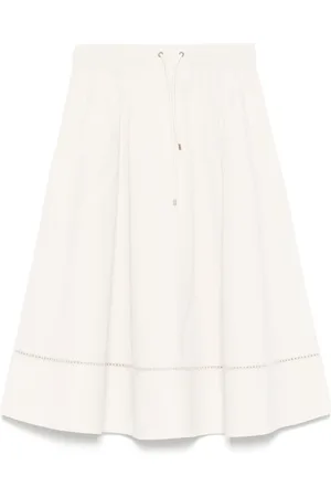 Agnona Falda midi bordada