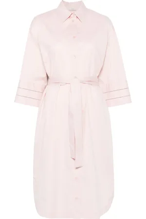PESERICO SIGN Vestido camisero midi con botones