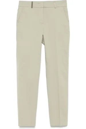PESERICO SIGN Pantalones ajustados con pinzas