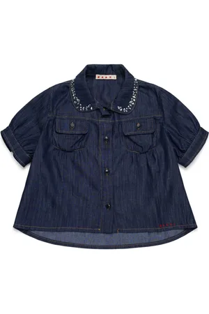 Marni Camisa con apliques de strass