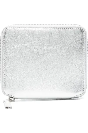 Comme des Garçons Cartera metalizada con cremallera