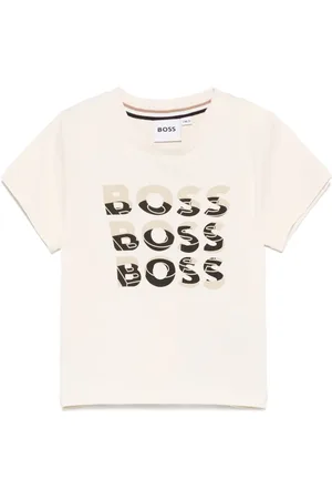 HUGO BOSS Camiseta con logo en relieve