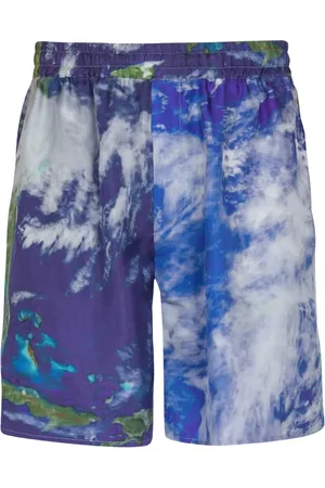 Balmain Bermudas con estampado Earth