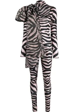 Atu Body Couture Body stretch con motivo de cebra