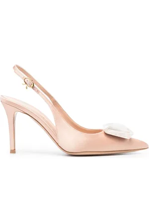 Gianvito Rossi Zapatos de tacón con aplique de cristal