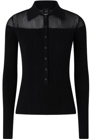 Pinko Polo de canalé de manga larga