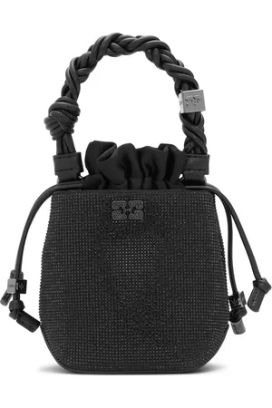 Ganni Bolso shopper con asa trenzada
