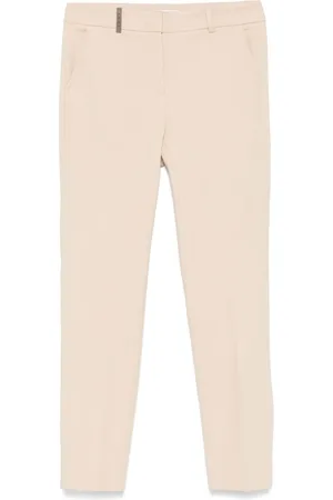 PESERICO SIGN Pantalones ajustados con pinzas