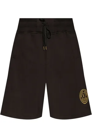 VERSACE Pantalones cortos con logo bordado