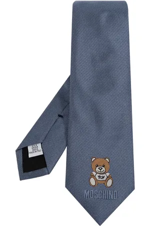 Moschino Corbata con bordado Bear