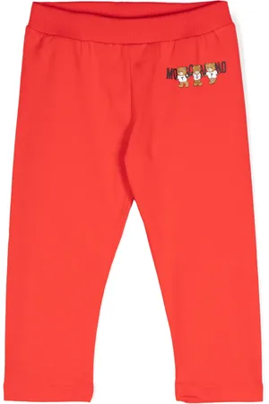 Moschino Pantalones con logo estampado