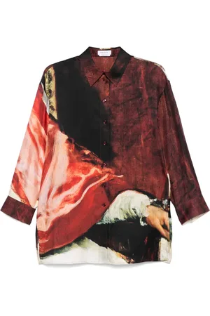 Alexander McQueen Camisa de seda