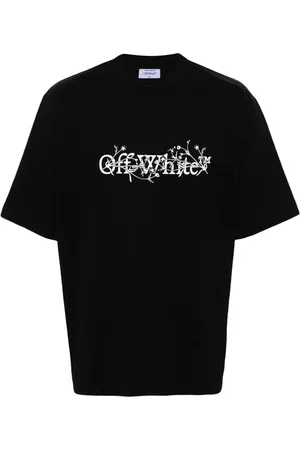 OFF-WHITE Camiseta Bookish Flower Skate