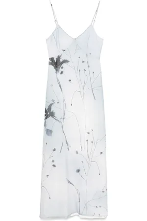 PESERICO SIGN Vestido largo con estampado floral