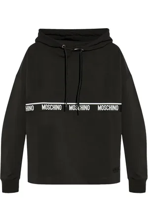 Moschino Sudadera con capucha y logo bordado