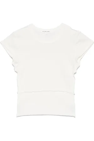 SLVRLAKE Camiseta con efecto del revés