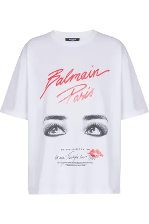 Balmain Camiseta con estampado Eyes