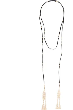 Isabel Marant Collar con borla metalizada