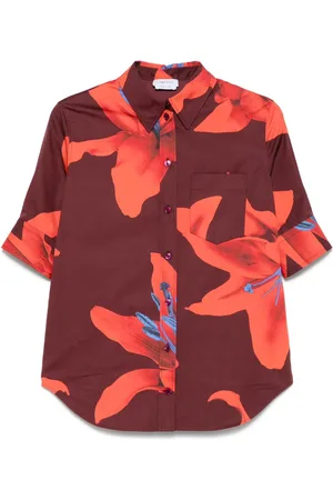 Alexander McQueen Camisa con estampado floral