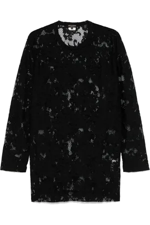 Comme des Garçons Camiseta con encaje floral