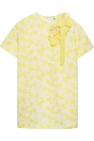 Msgm Vestido con motivo floral