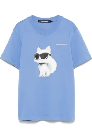 Karl Lagerfeld Camiseta con estampado Choupette