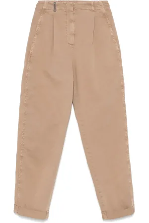 PESERICO SIGN Pantalones con diseño teñido