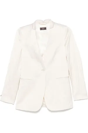 PESERICO SIGN Blazer de satén con botones