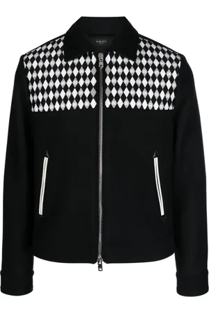 AMIRI Chaqueta worker con bordado de rombos