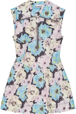 Ganni Vestido corto estampado
