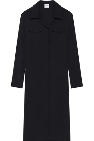 Courrèges Vestido midi con dos bolsillos