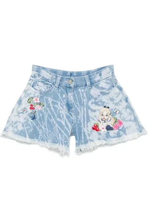 MONNALISA Pantalones vaqueros cortos con efecto lavado de x Disney