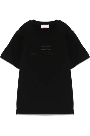 Elisabetta Franchi Camiseta con logo bordado