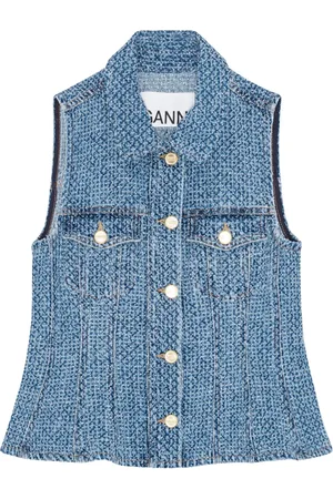 Ganni Camisa de tweed