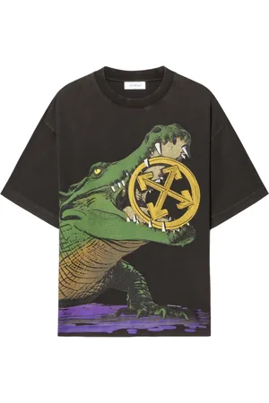 OFF-WHITE Camiseta Croco Skate