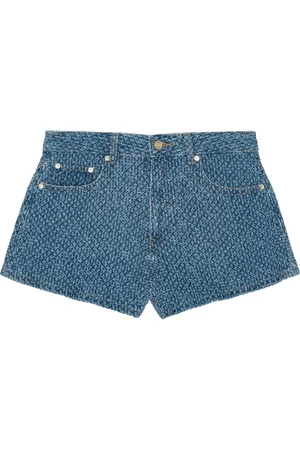 Ganni Bermudas con parche del logo