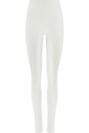 Salvatore Ferragamo Leggins con detalle de cremallera