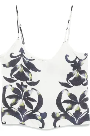 FORTE FORTE Top con motivo floral