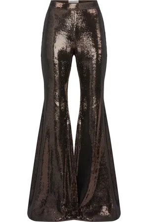 Nina Ricci Pantalones acampanados con lentejuelas